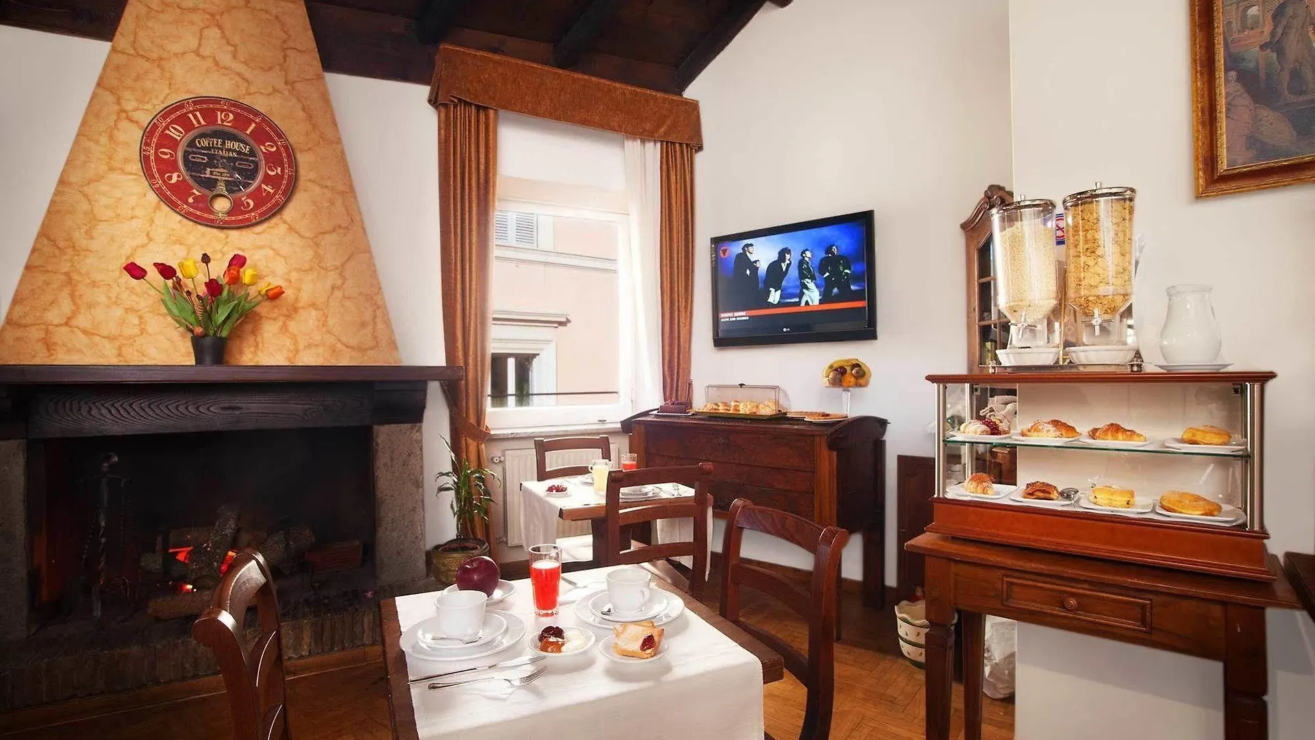 Pantheon Inn Rome Couette-café